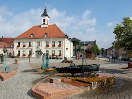 Blick aufs Rathaus Angermünde